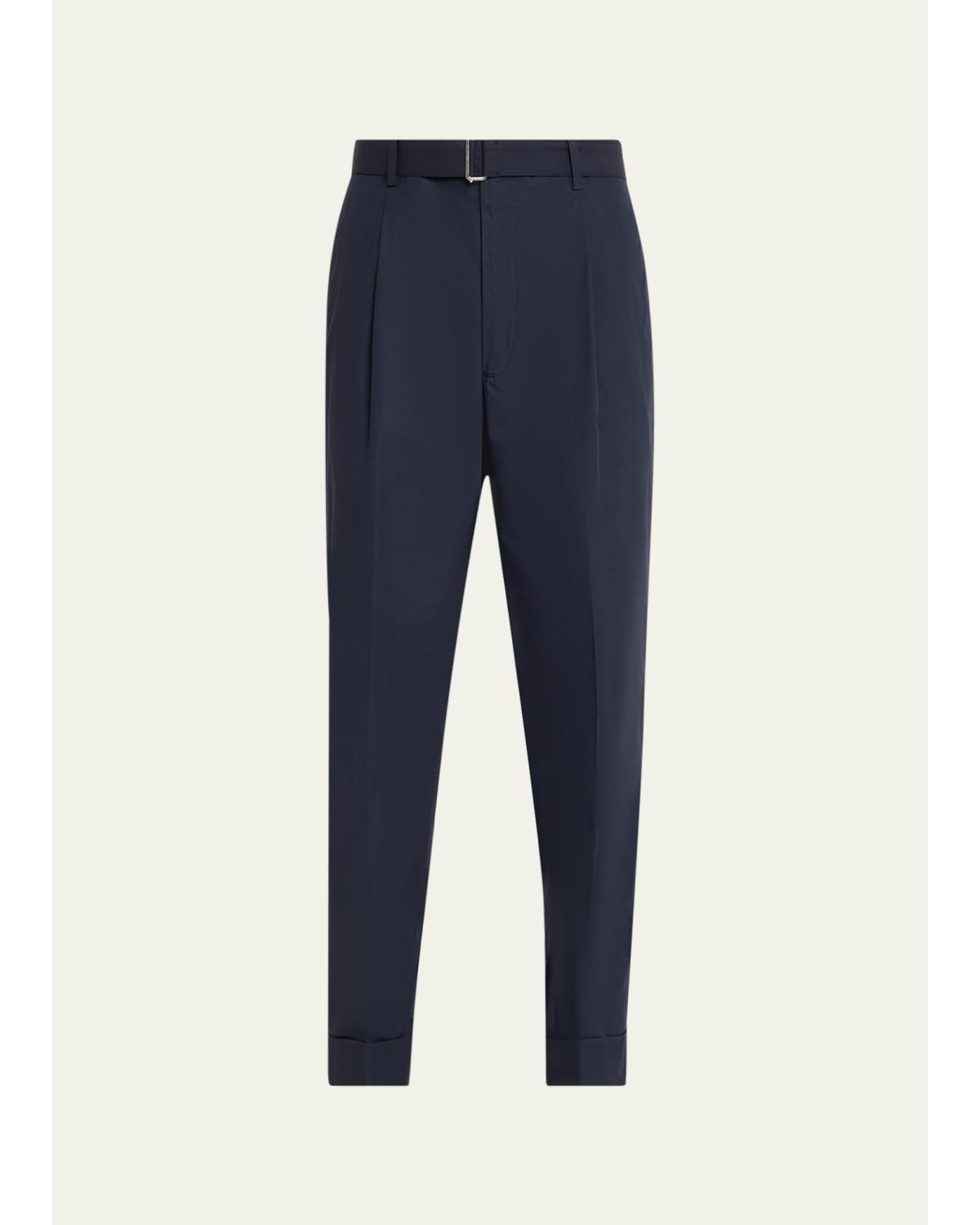 Hugo Cotton Poplin Tailored Pants