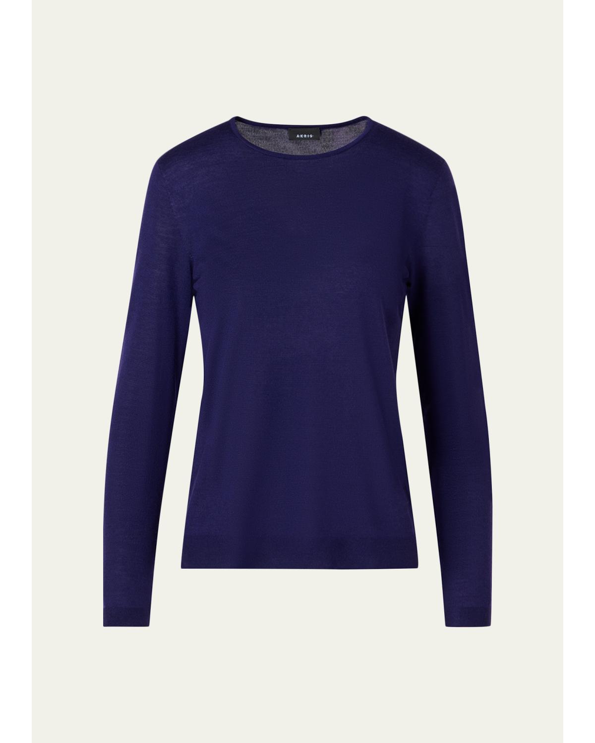 Cashmere-Silk Fine Gauge Sweater
