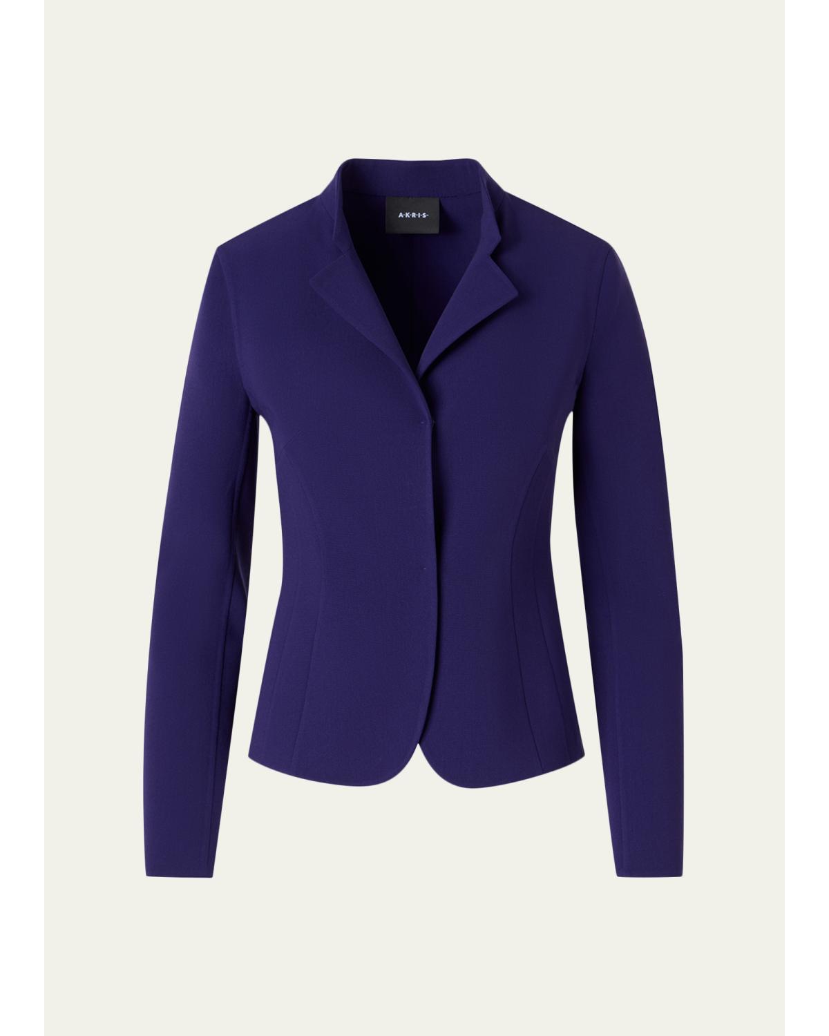Hamer Bi-Stretch Wool Double-Face Short Jacket