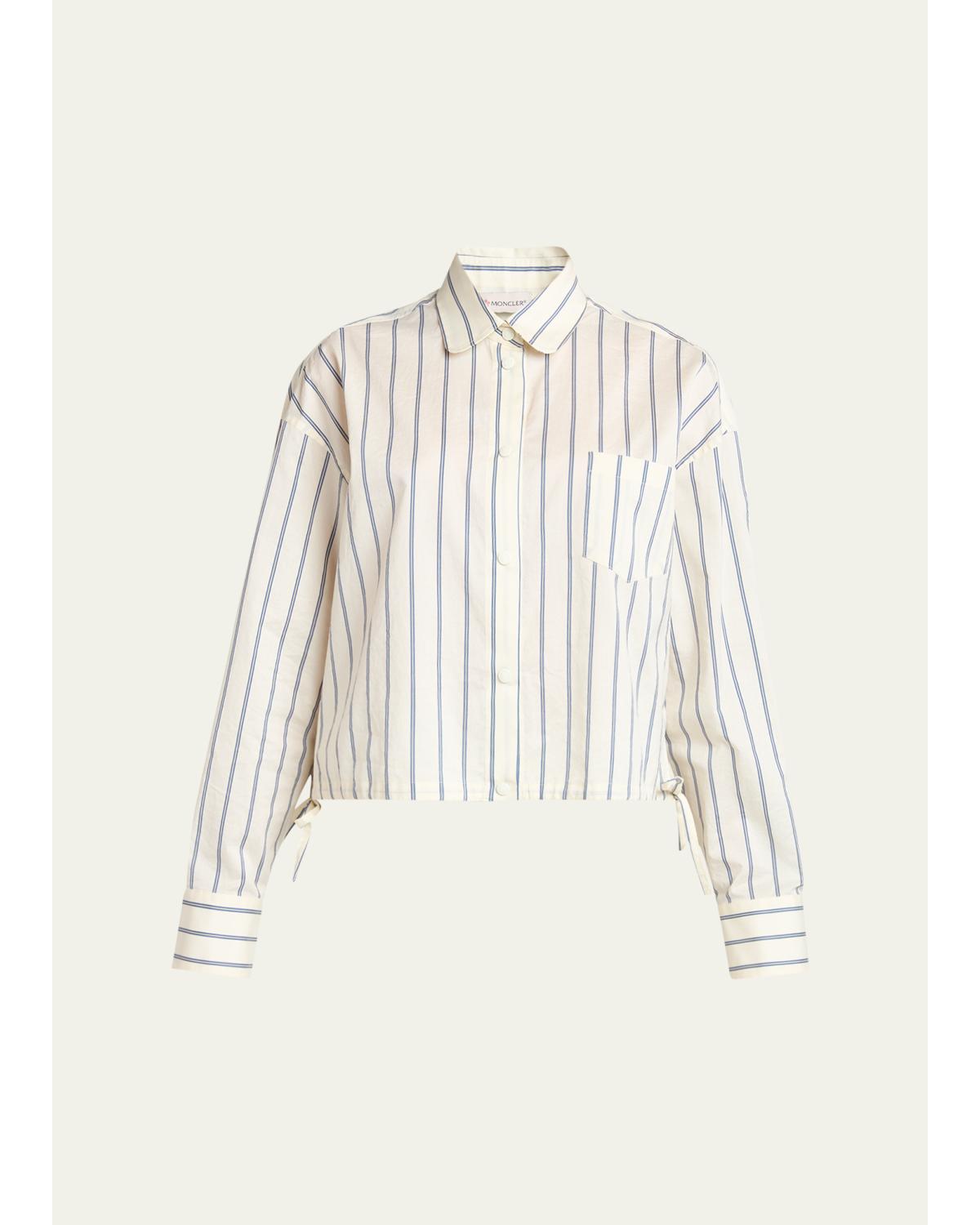 Stripe Long-Sleeve Cotton Shirt