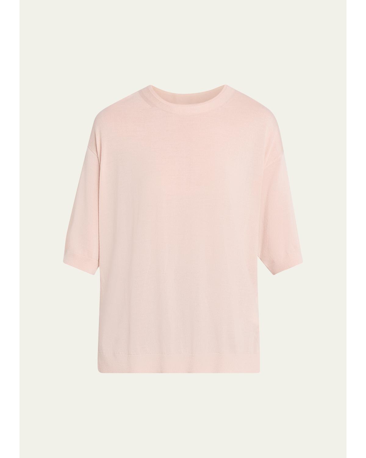 Drop-Shoulder Merino Sweater