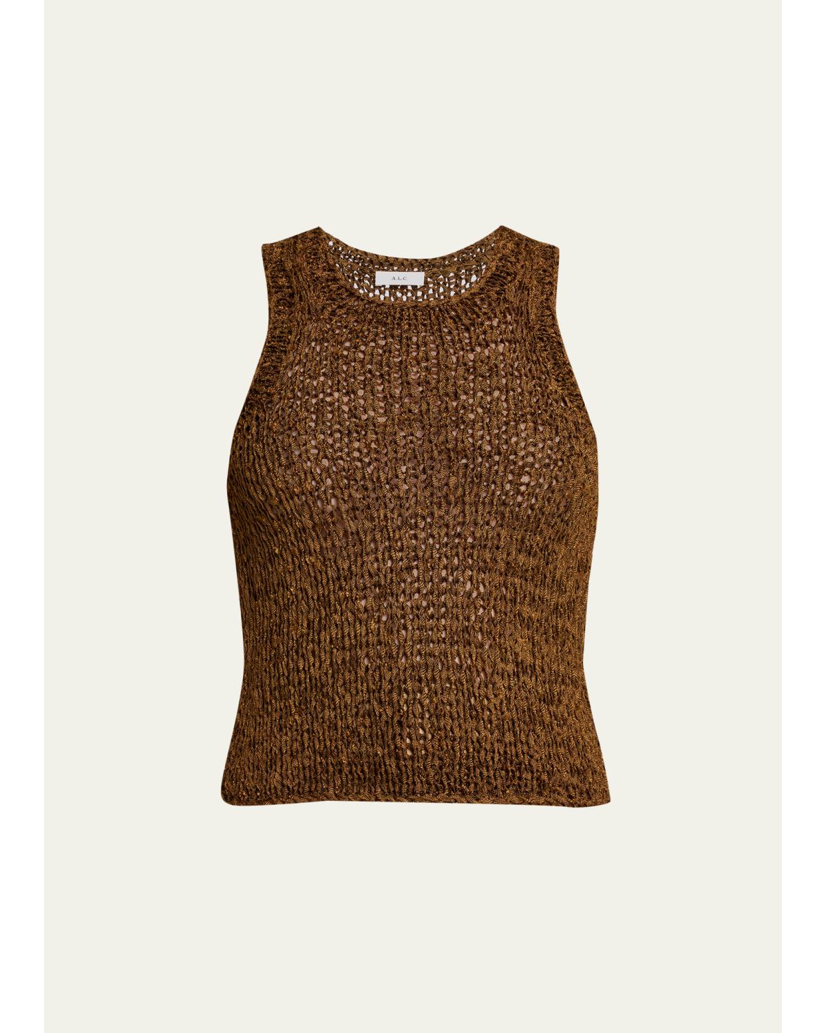 Nelly Open Knit Tank Top