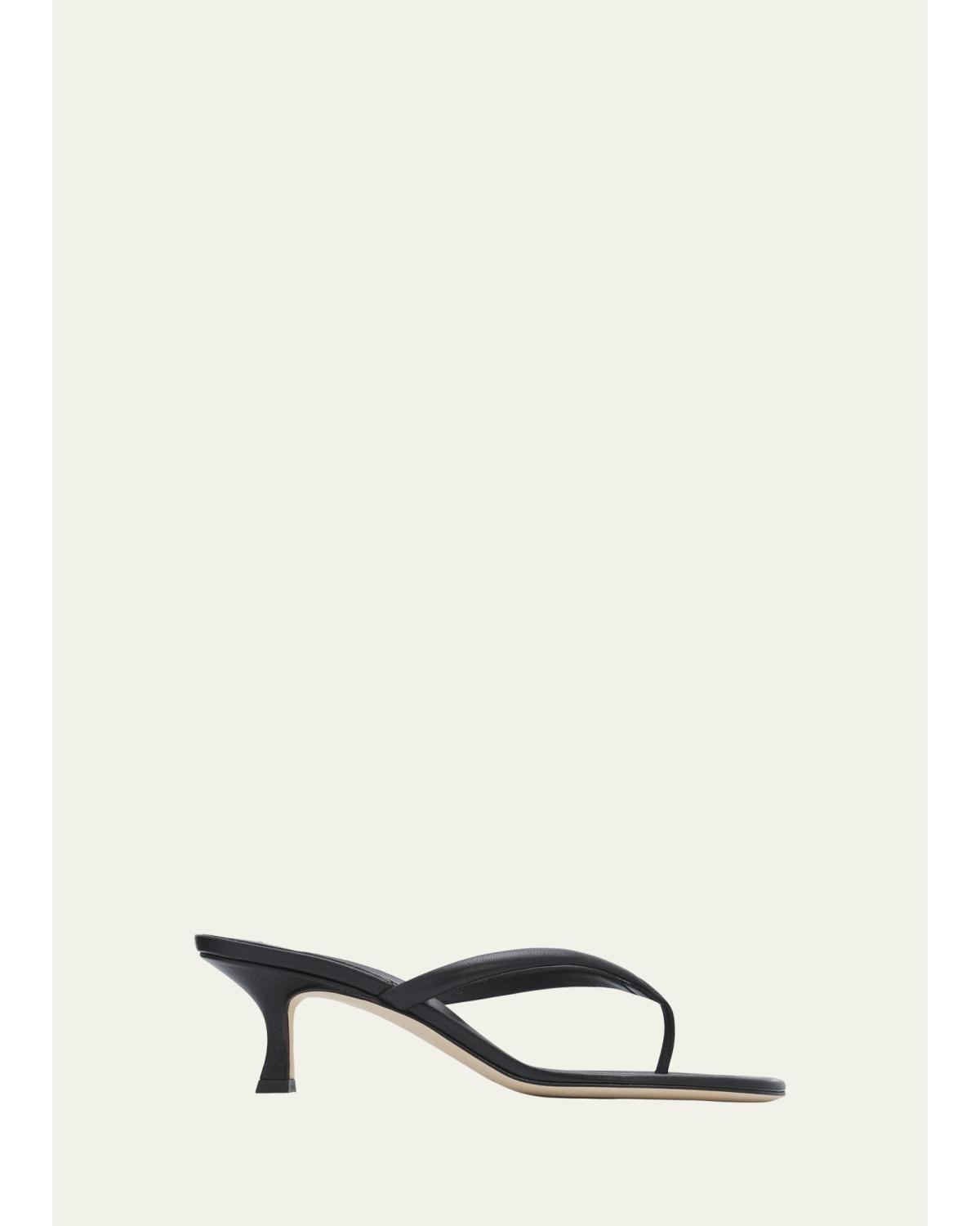 50Mm Paterno Leather Thong Sandals