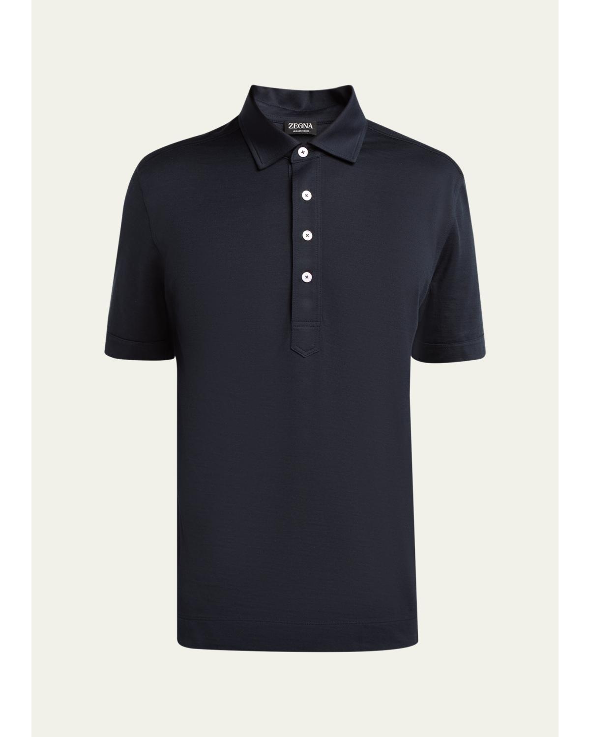 Men'S Leggerissimo Cotton And Polo Shirt