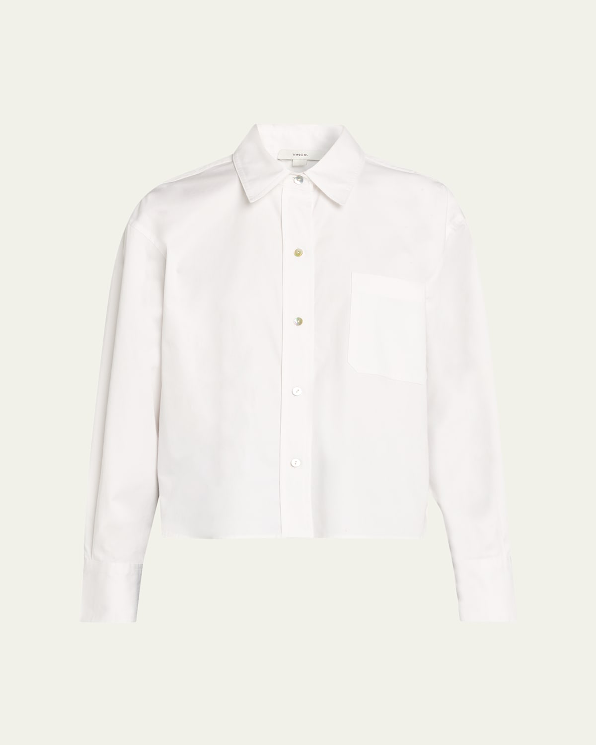 Cropped Long-Sleeve Shirt
