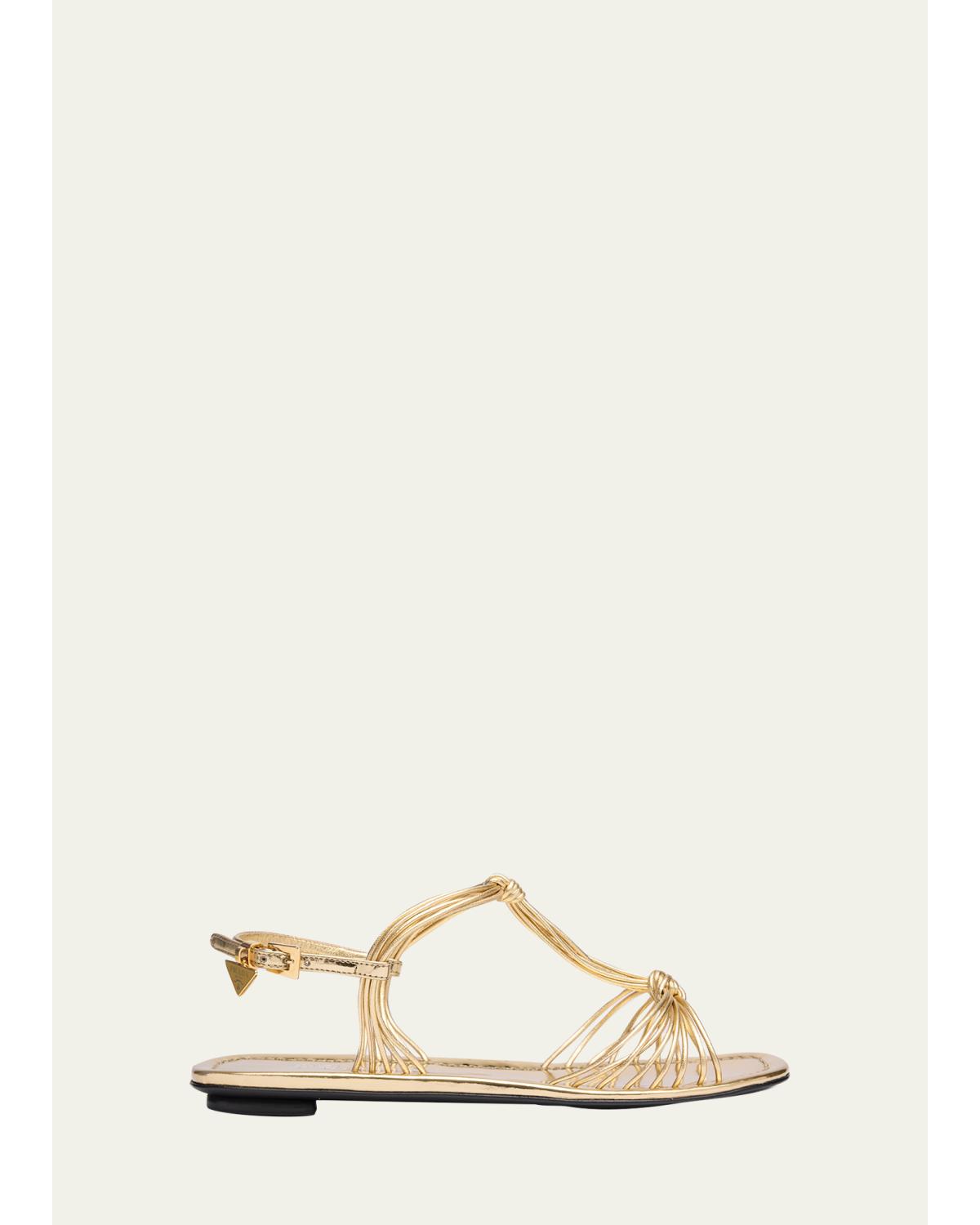 Knotted Flat Sandals