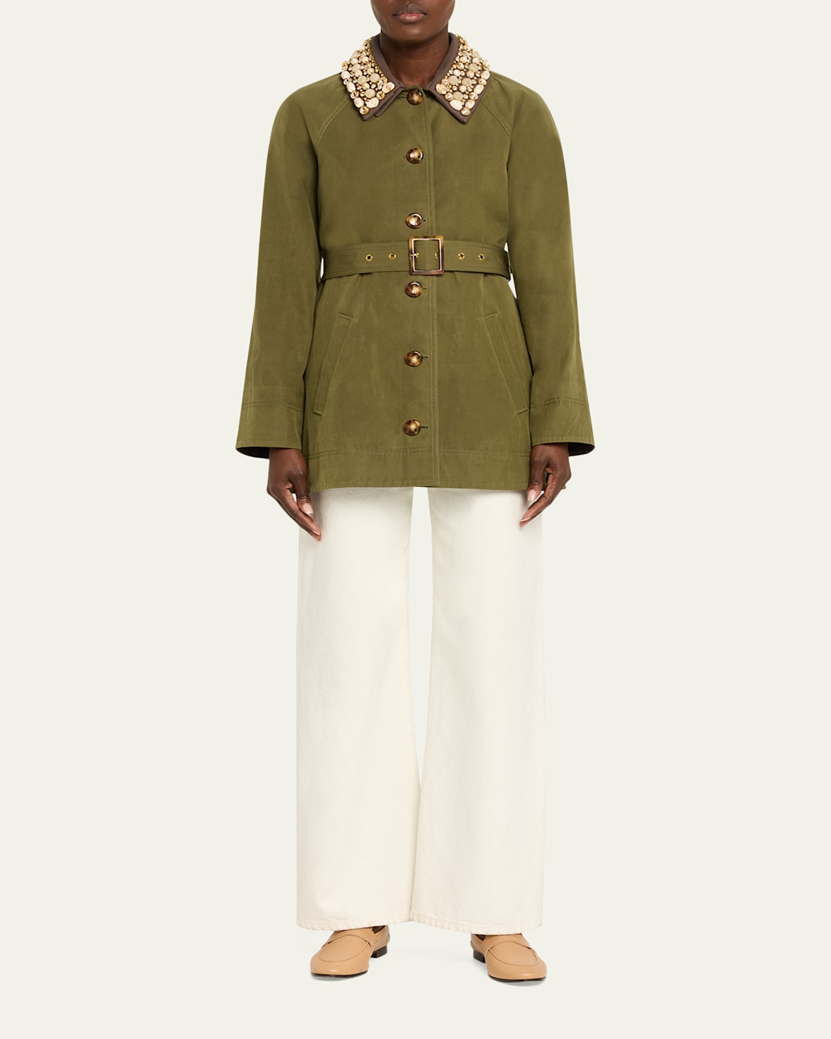 Langham Dickey Coat With Removable Collar