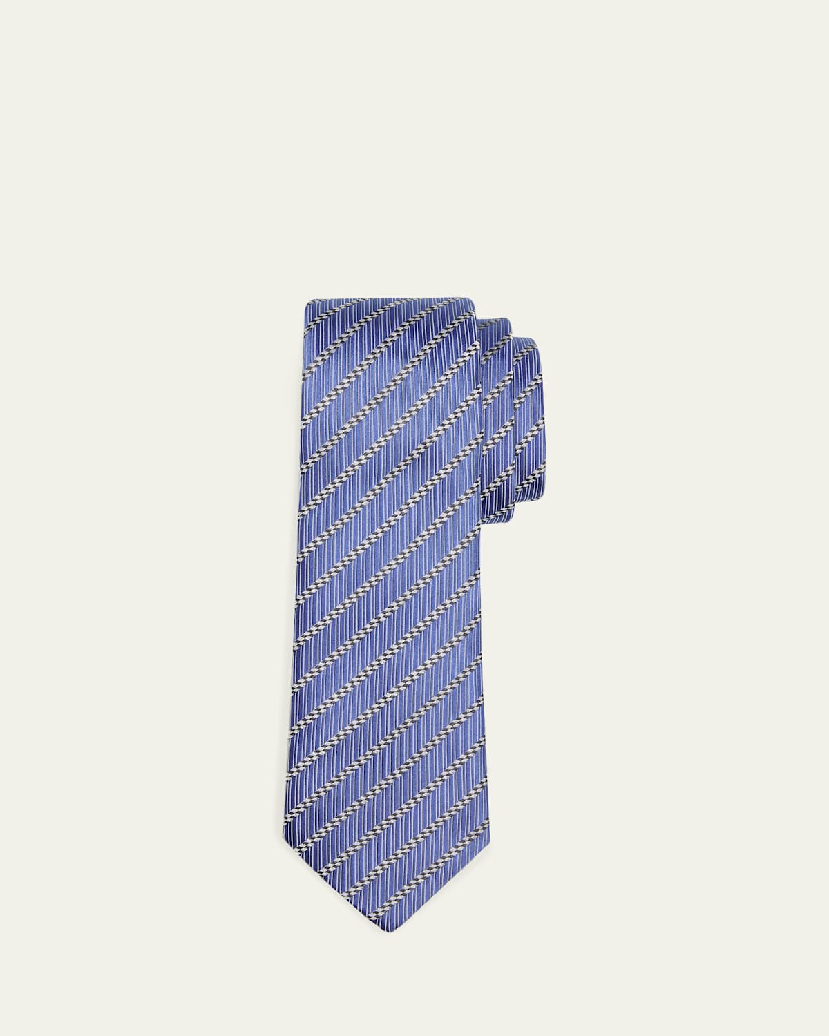 Giorgio Armani Men 's Mixed Stripe Silk Jacquard Tie