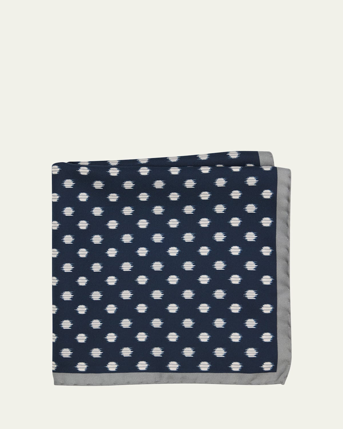 Giorgio Armani Men's Abstract Polka Dot Silk Handkerchief