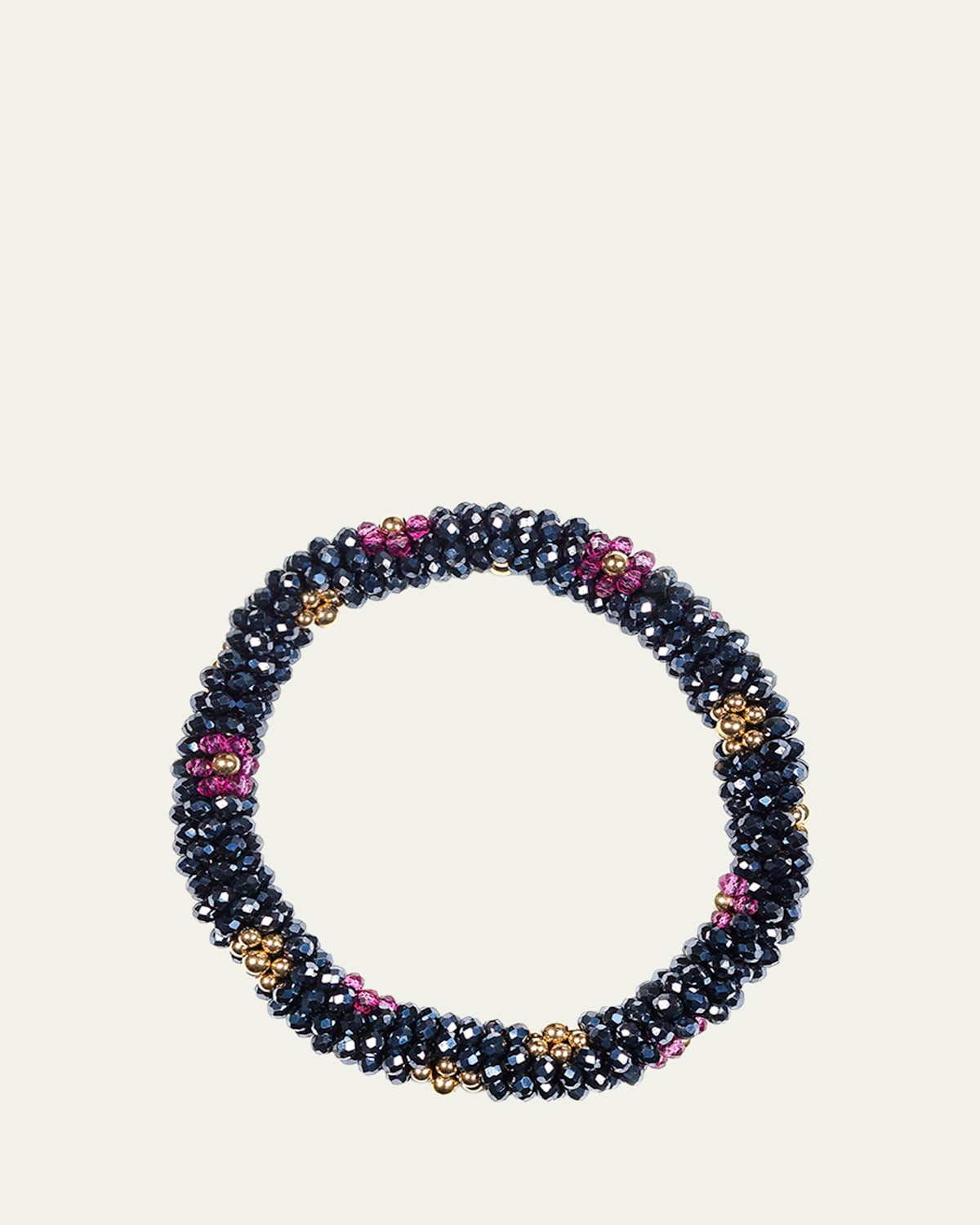 Meredith Frederick 14K Black Spinel and Zircon Latika Bracelet