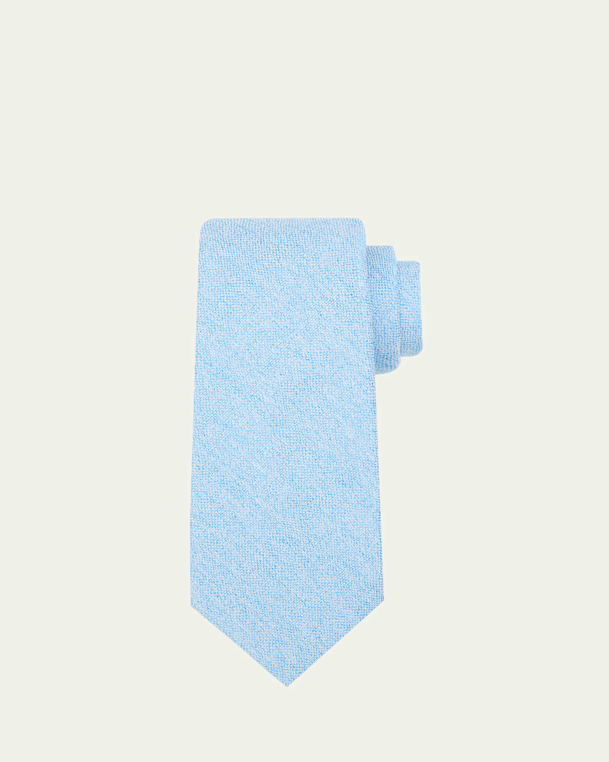 Kiton Men's Solid Silk 7-Fold Tie