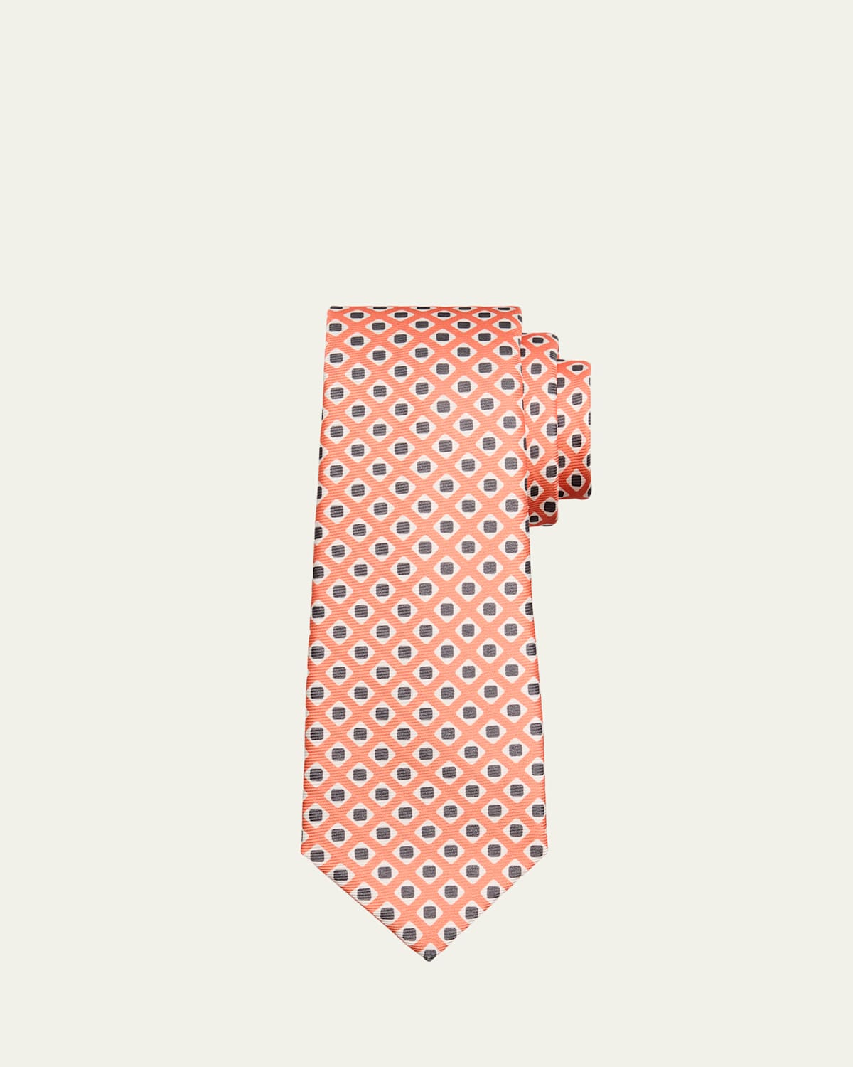 Kiton Men's Geometric Abstract Silk 7-Fold Tie