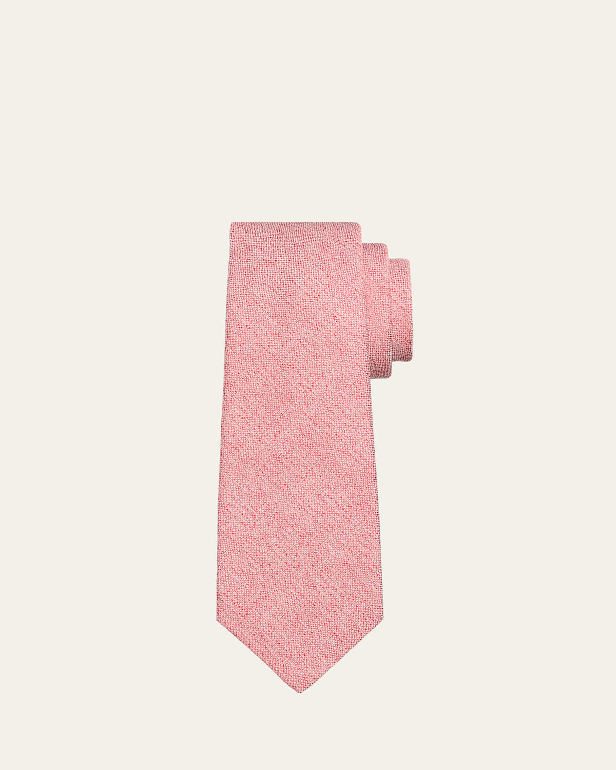 Kiton Men's Solid Silk 7-Fold Tie
