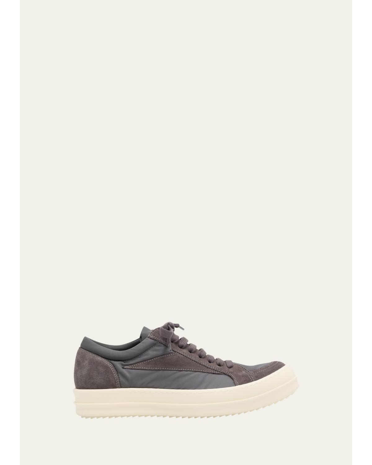 Vintage Sneaks Suede Low-Top Sneakers