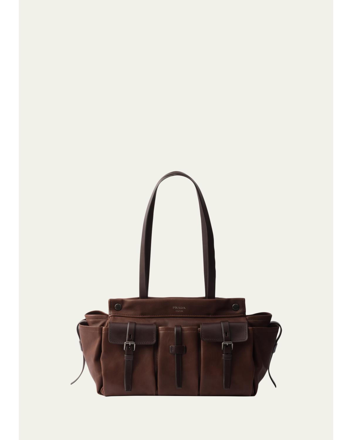 Route Large Leather Tote Bag