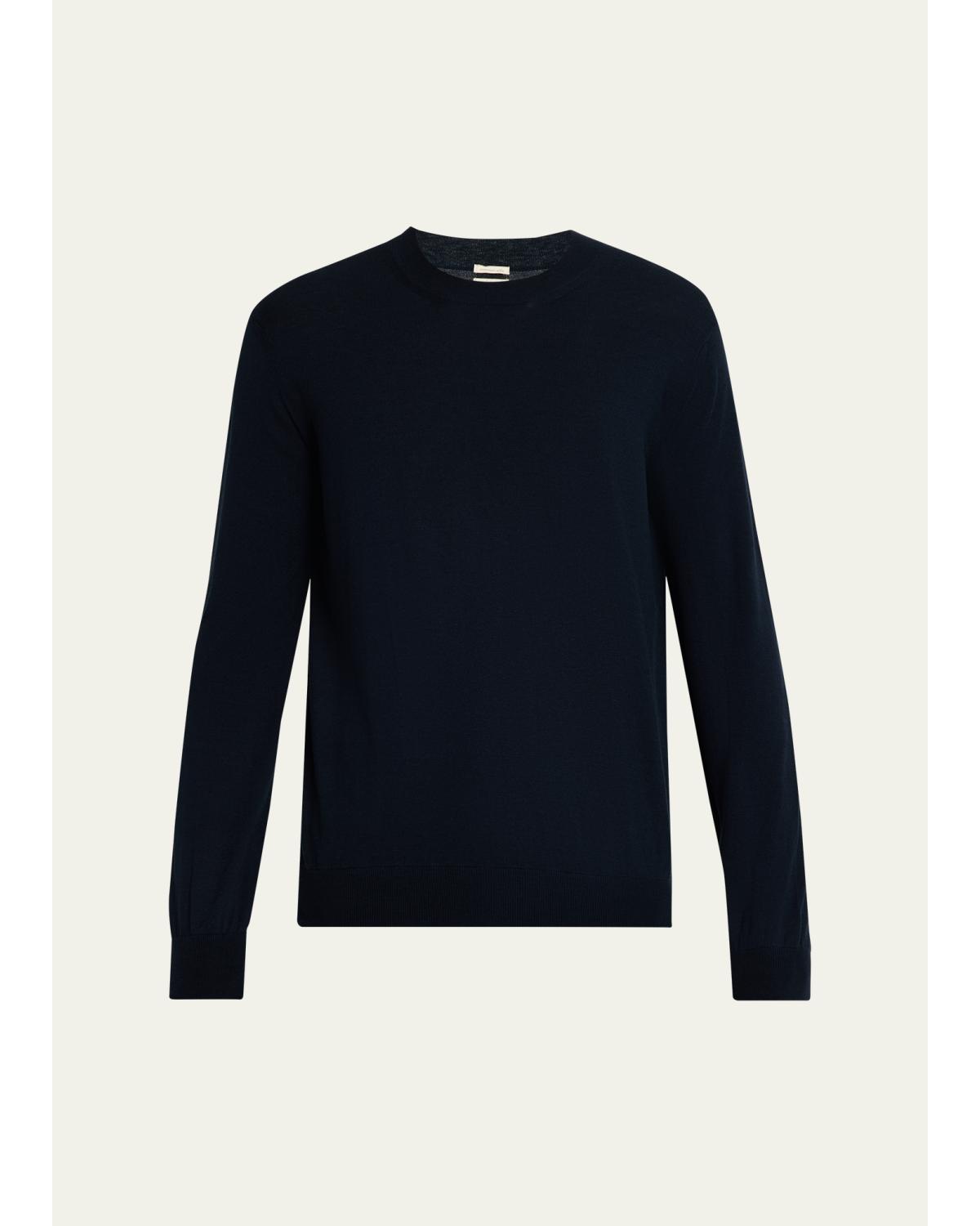 Men'S Brad Wool And Cotton Crewneck Sweater