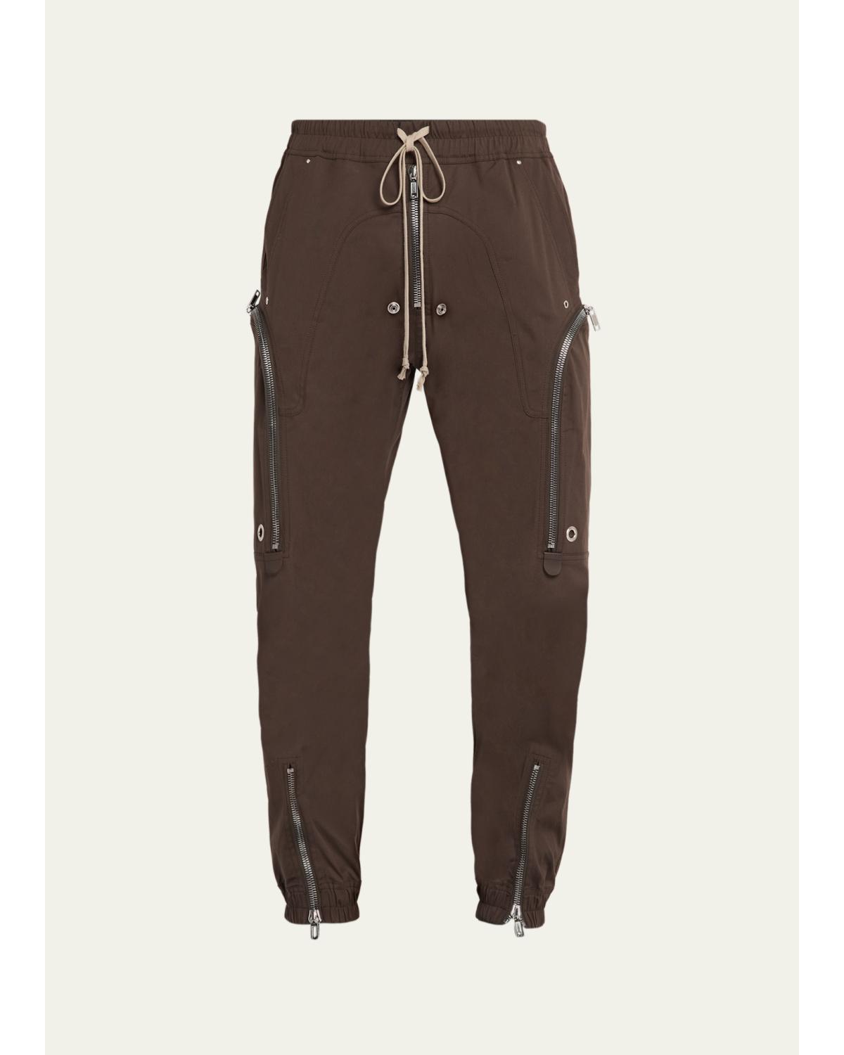 Men'S Bauhaus Heavy Cotton Poplin Cargo Trousers