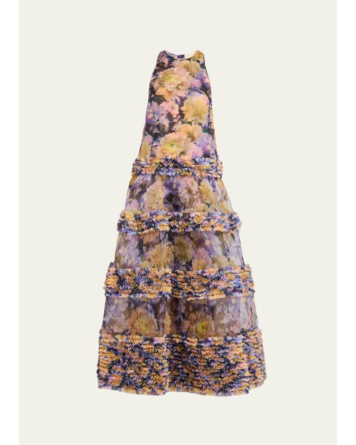 Luna Ruffle Maxi Dress