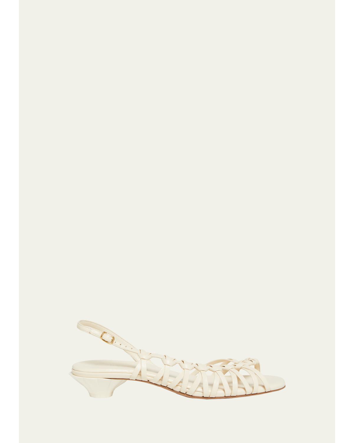 Estra Asymmetric Knotted Sandals
