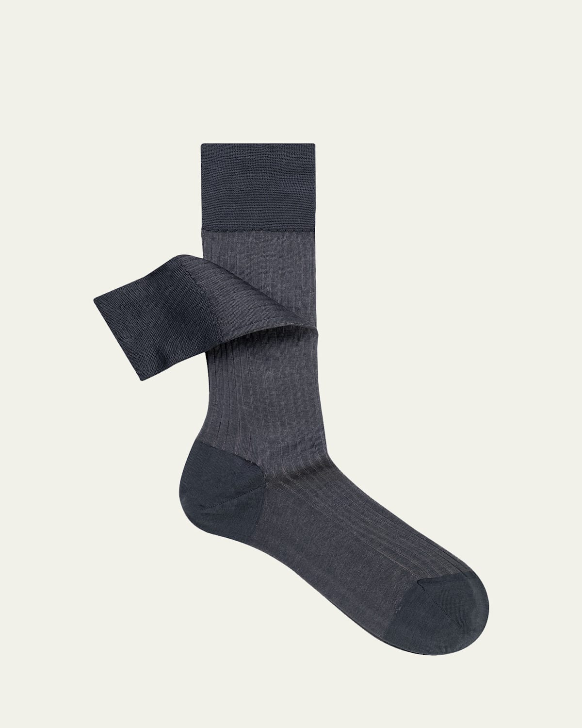 Sozzi Calze Men's Vanise Knit Cotton Crew Socks