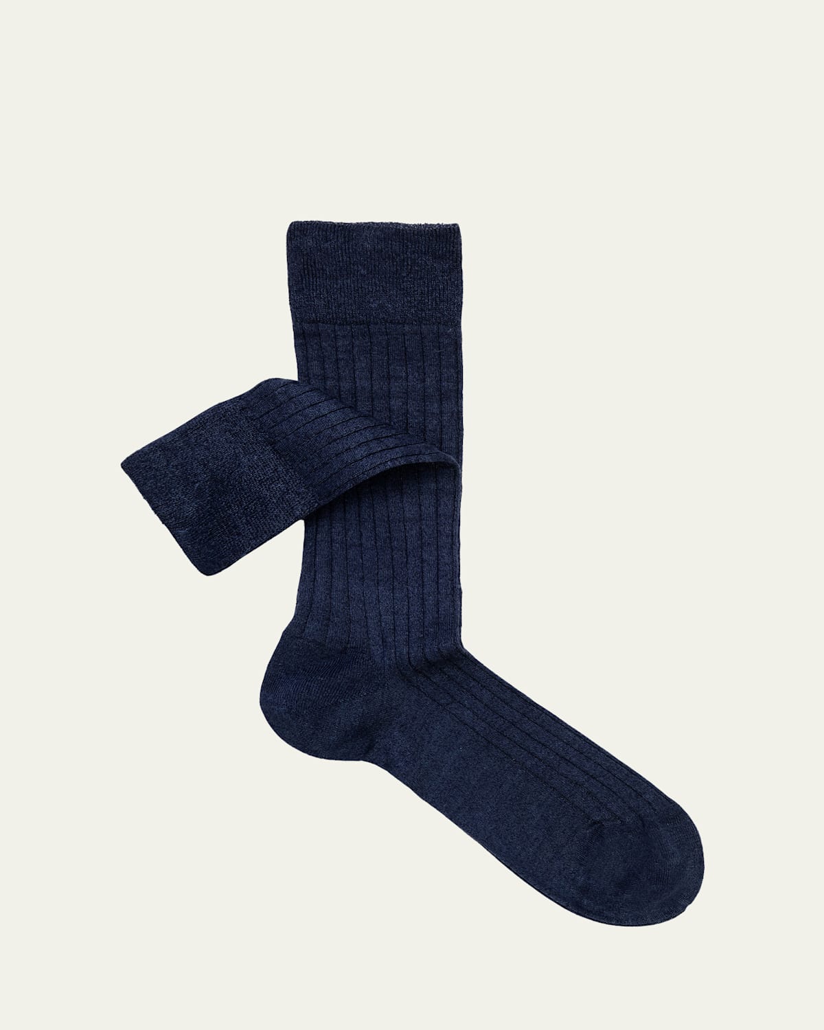 Sozzi Calze Men's Melange Rib Crew Socks | Thumbnail 4