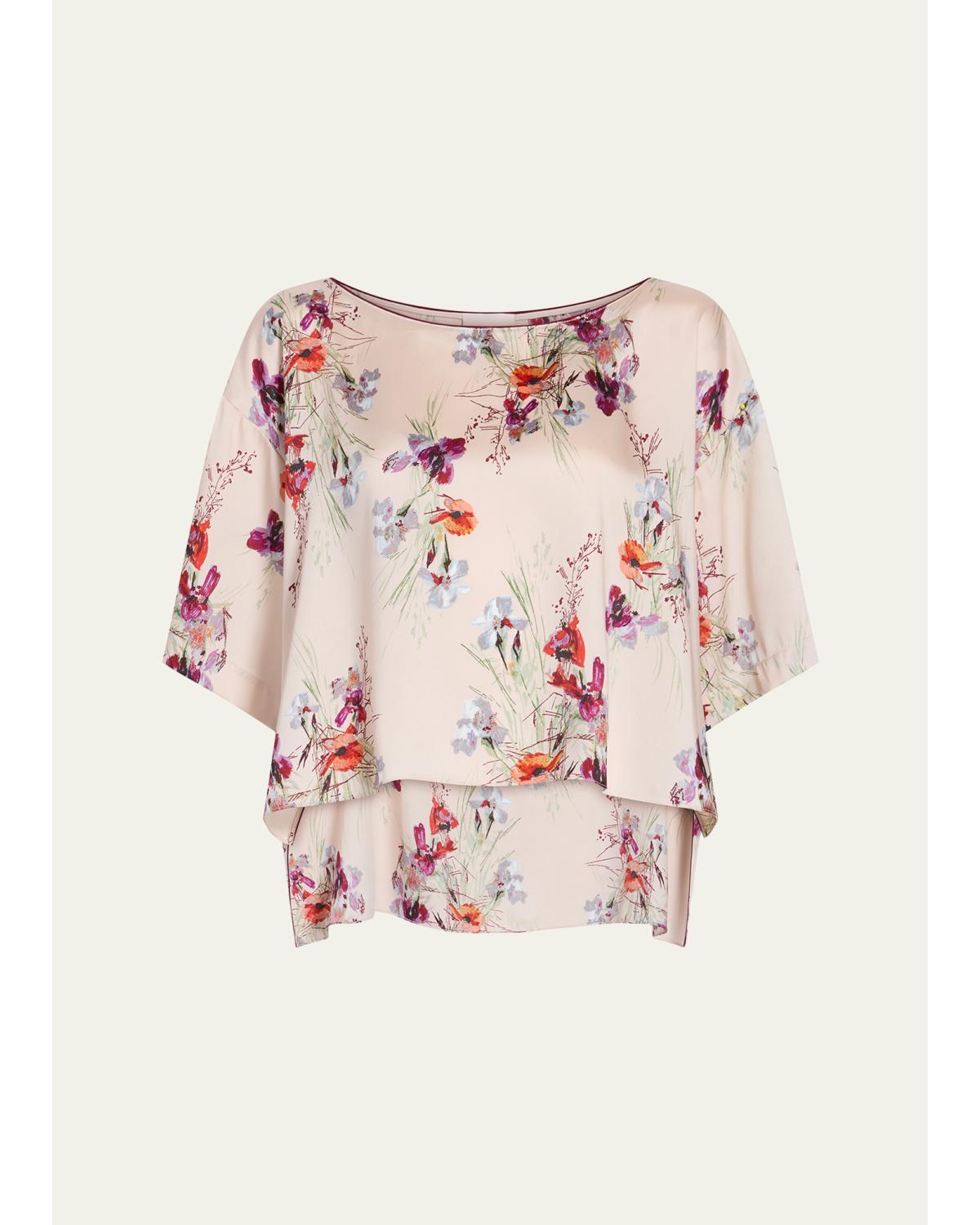 Alba Iris Bouquet Top