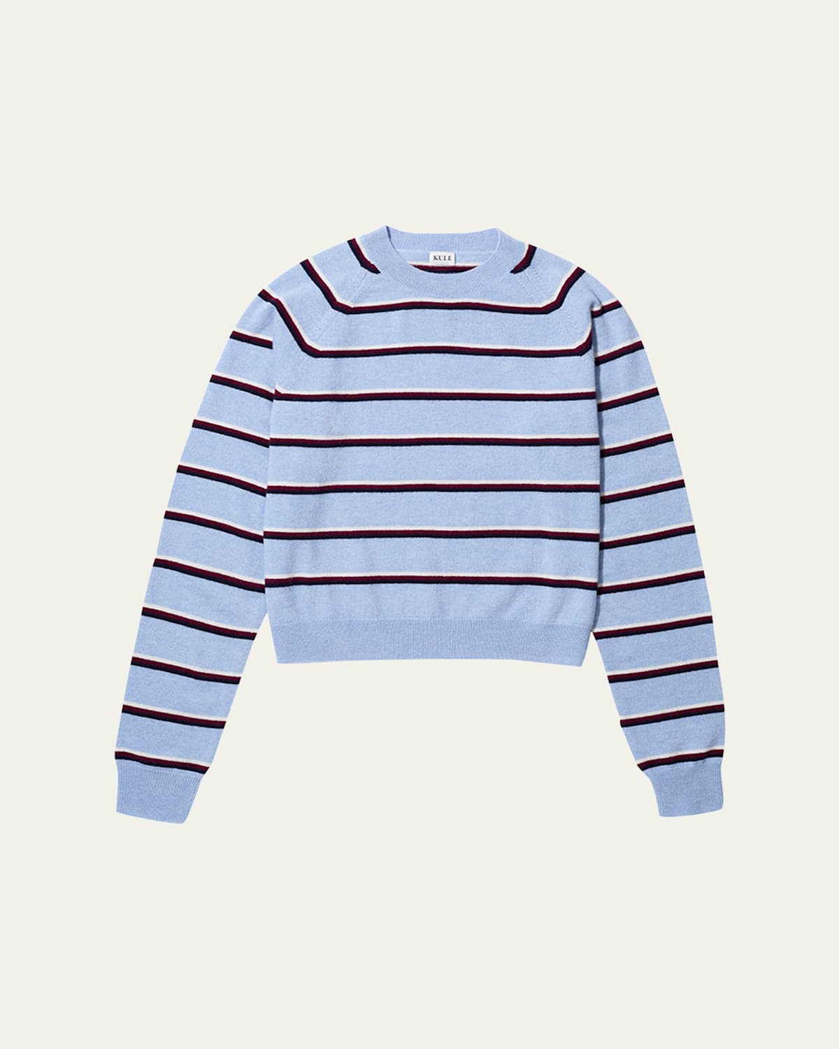 Kule The Sydney Striped Cashmere Sweater In Blue