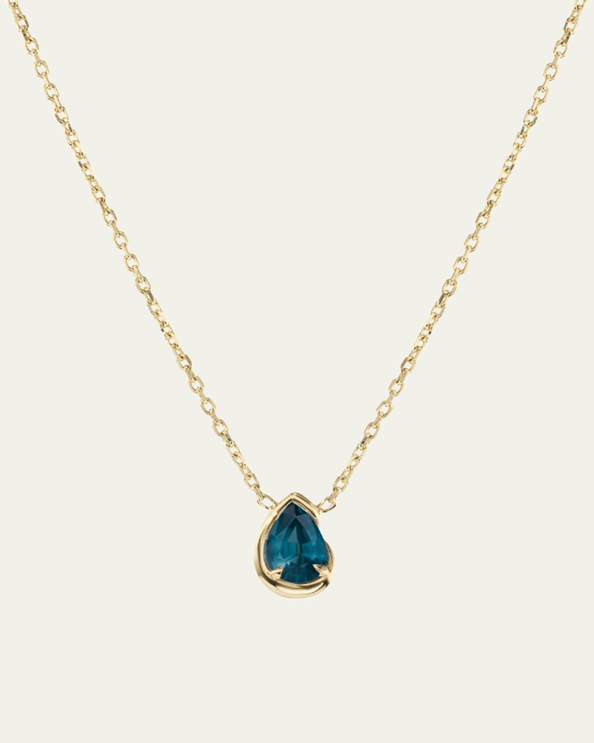 Aaryah BB Thelma Teal Sapphire Necklace | Thumbnail 4