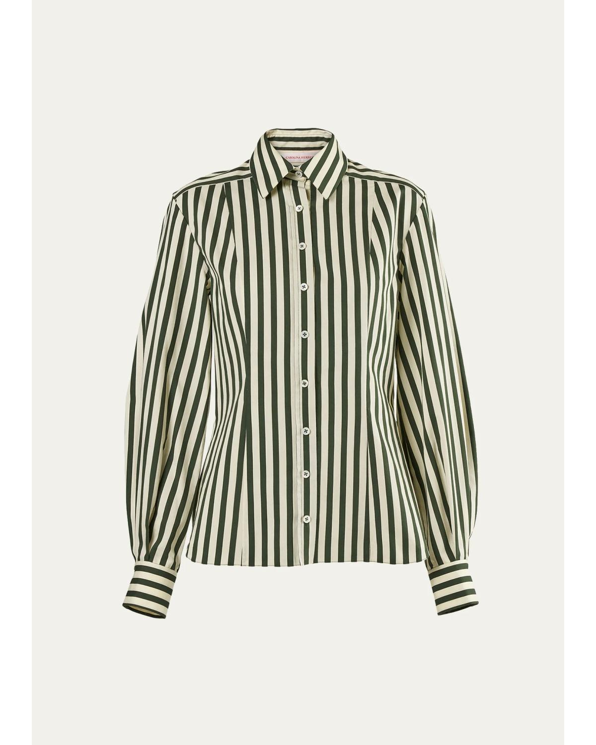 Isabella Striped Cotton Shirt