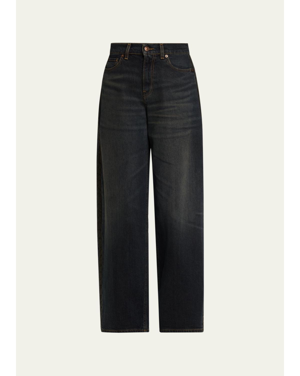 Roomy Tuxedo Jeans