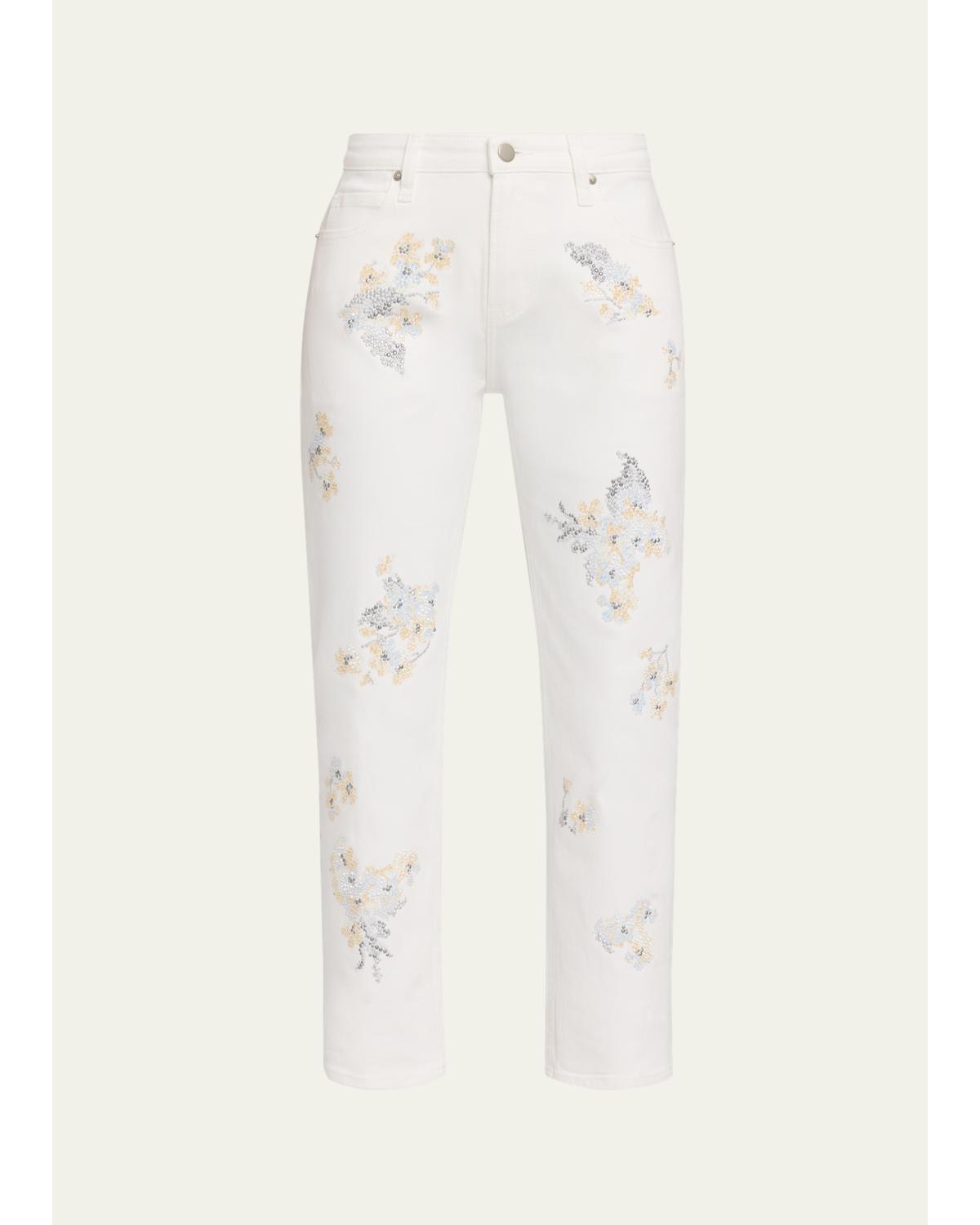 Porcelain Garden Boyfriend Jeans