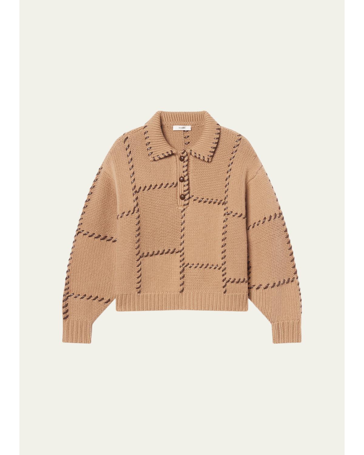 The Leather Stitch Sweater