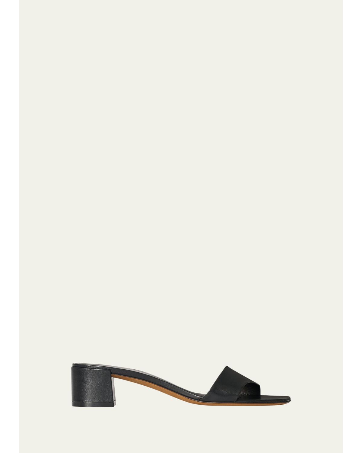 Leather Mule Sandals