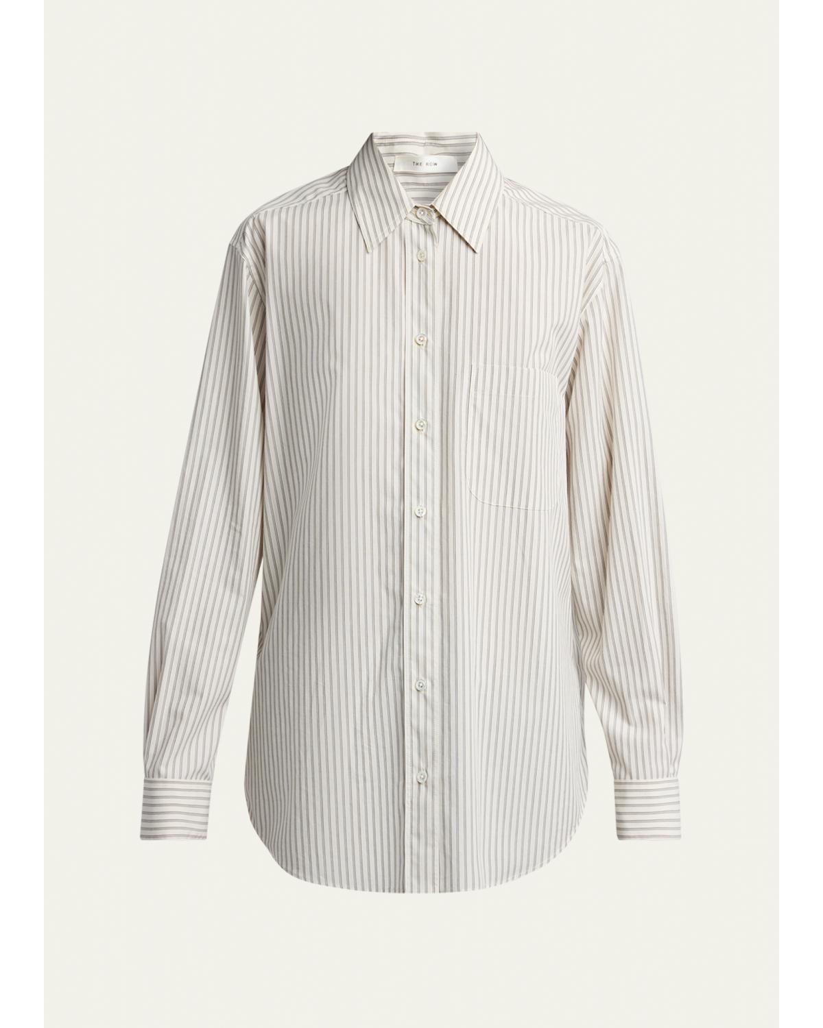 Gavina Striped Cotton Shirt