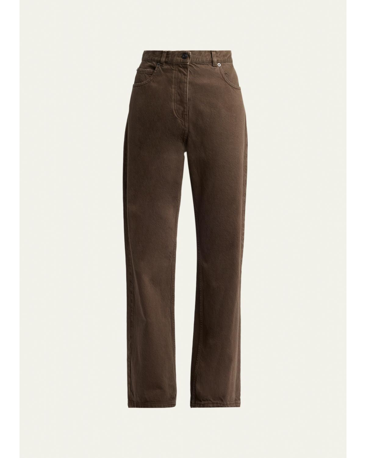 Finbar Straight-Leg Cotton Jeans