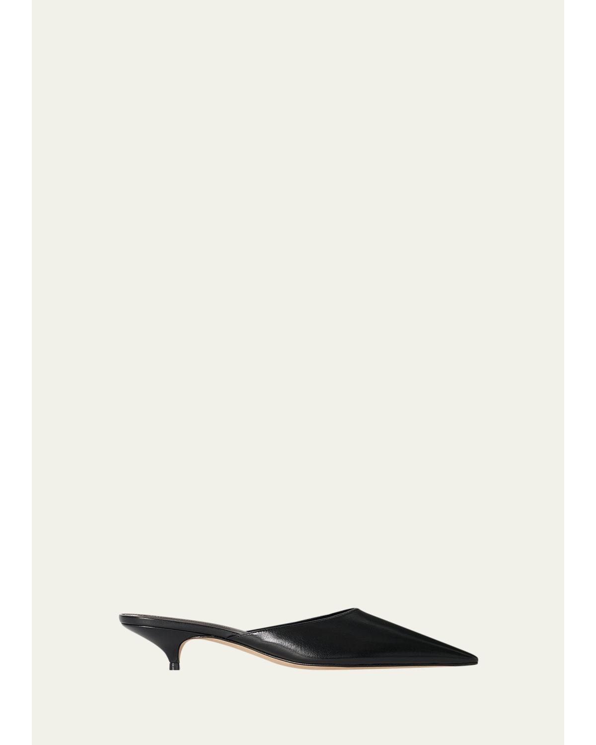 Liisa Leather Kitten- Heel