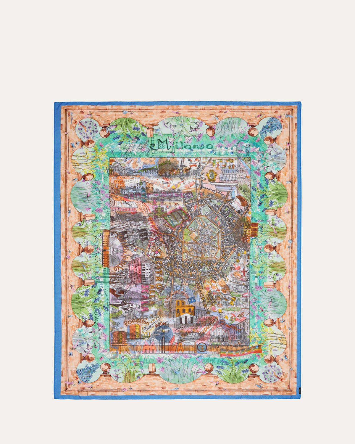 Faliero Sarti x Paolo Fiumi Milano Scarf