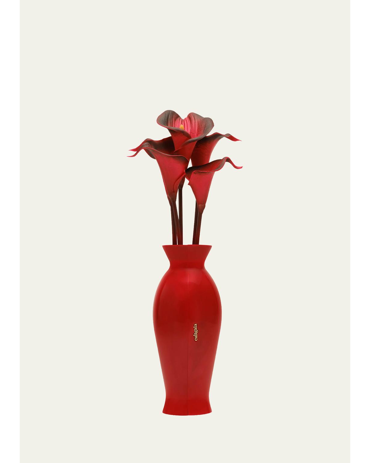 Florence Acrylic Calla Lily Vase Clutch Bag