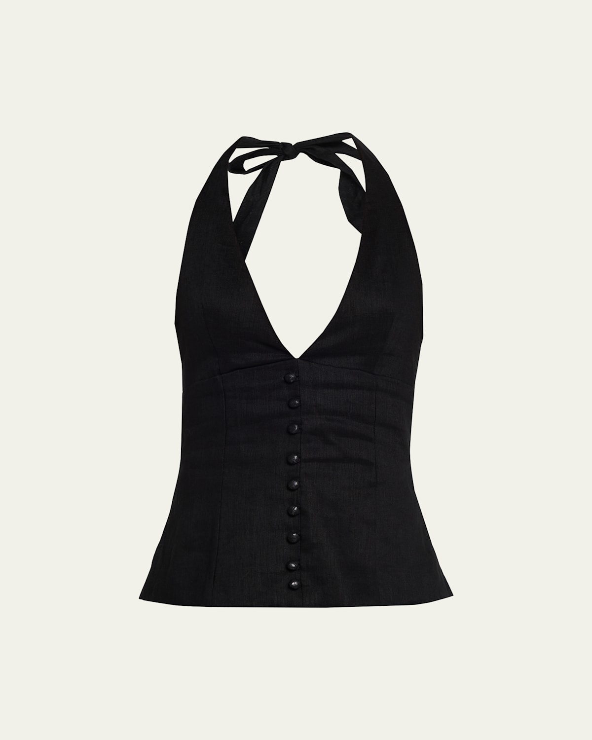 Linen Halter Top