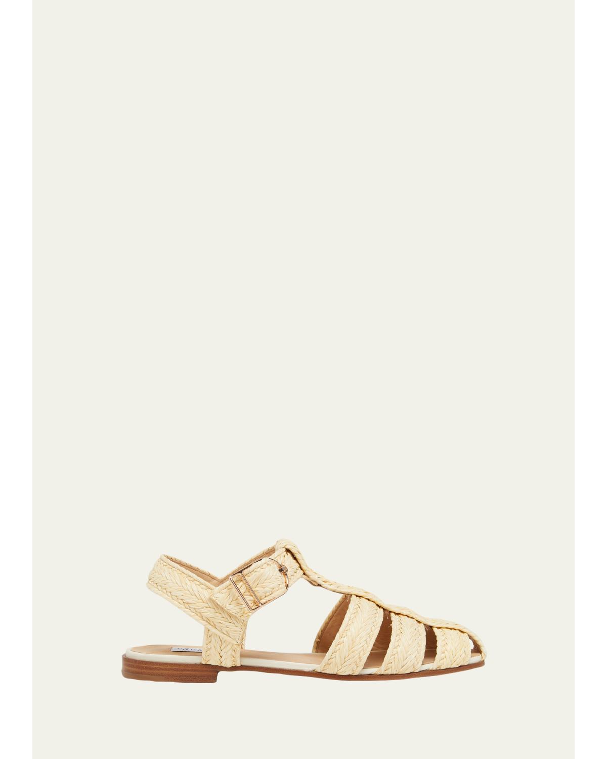 Lynn Raffia Sandals