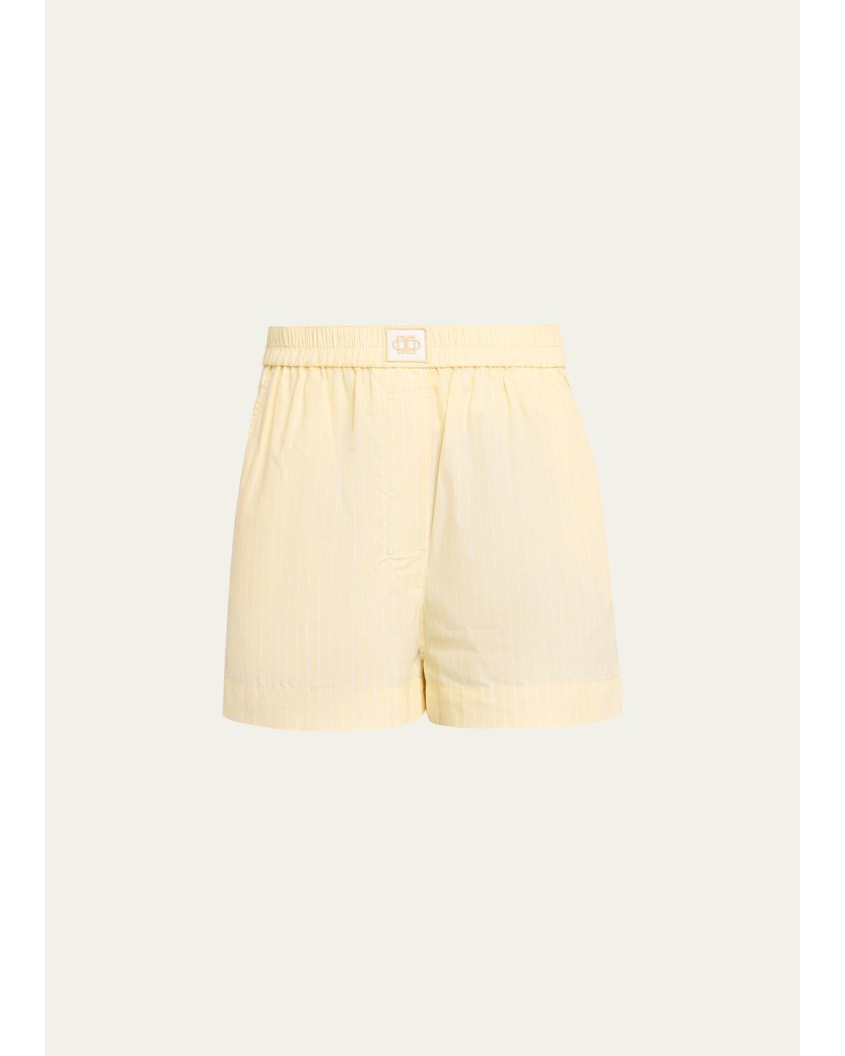 Sarah Stripe Cotton Boxer Shorts