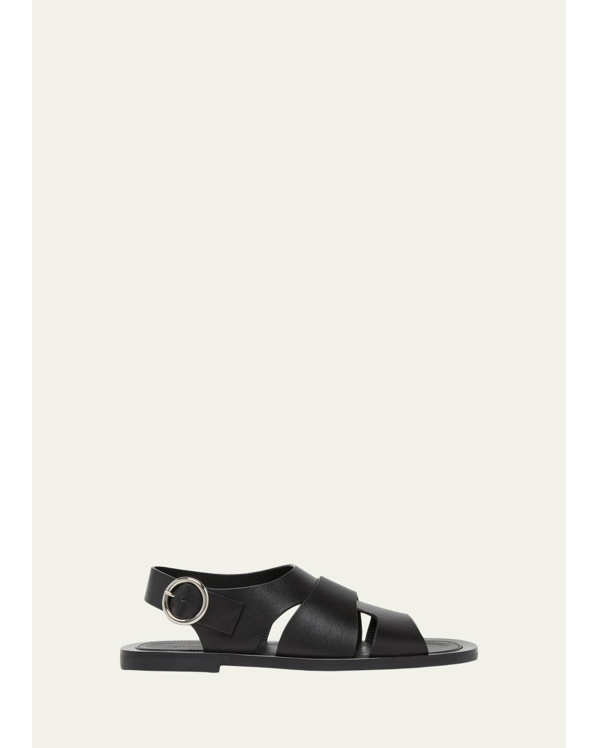 Capri Leather Fisherman Sandals