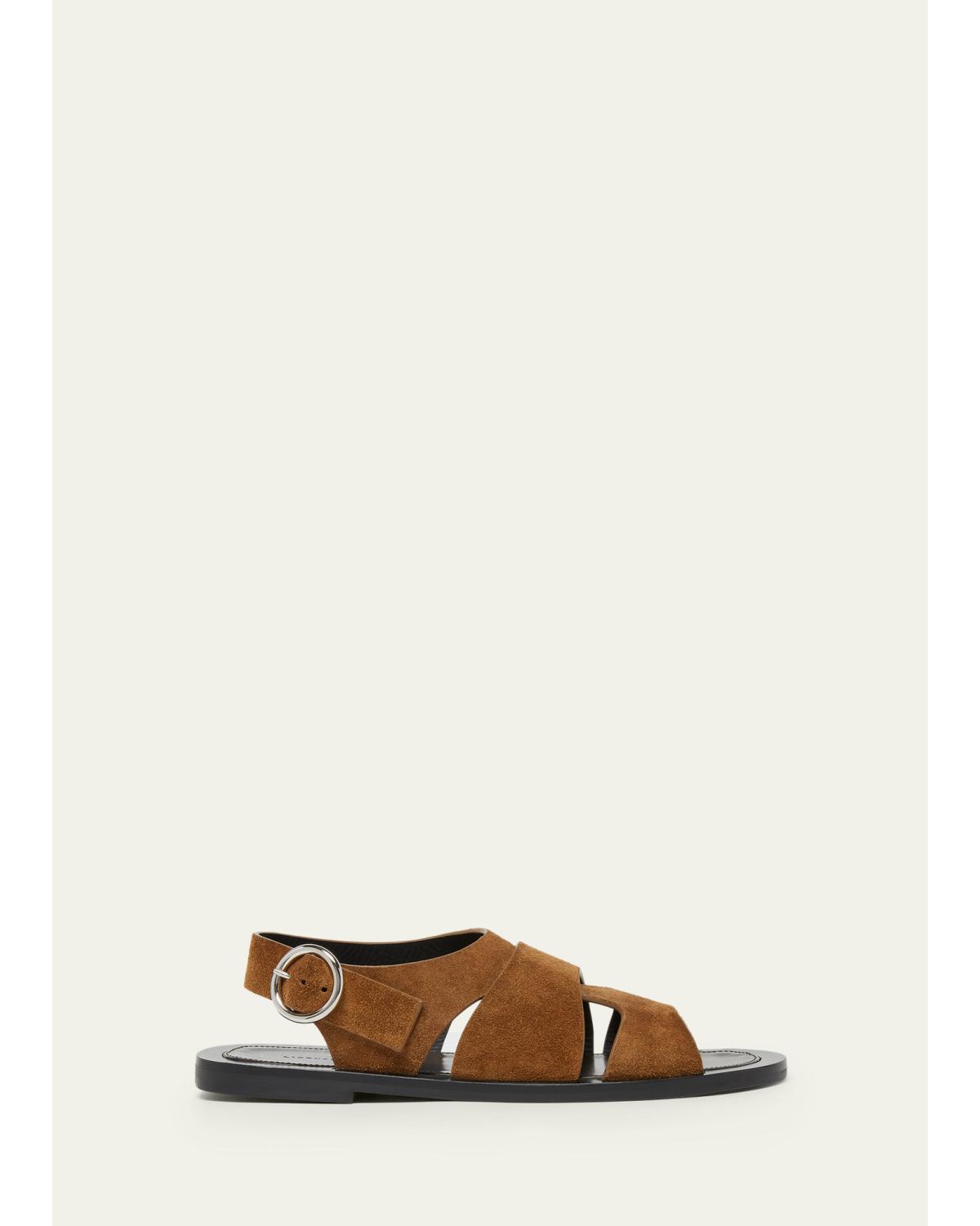 Capri Leather Fisherman Sandals