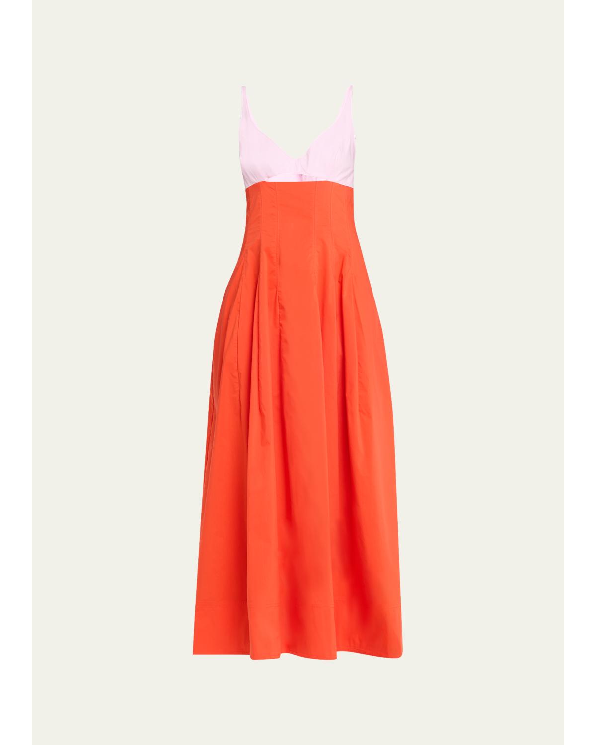 Maddy Cotton Cut-Out Maxi Dress