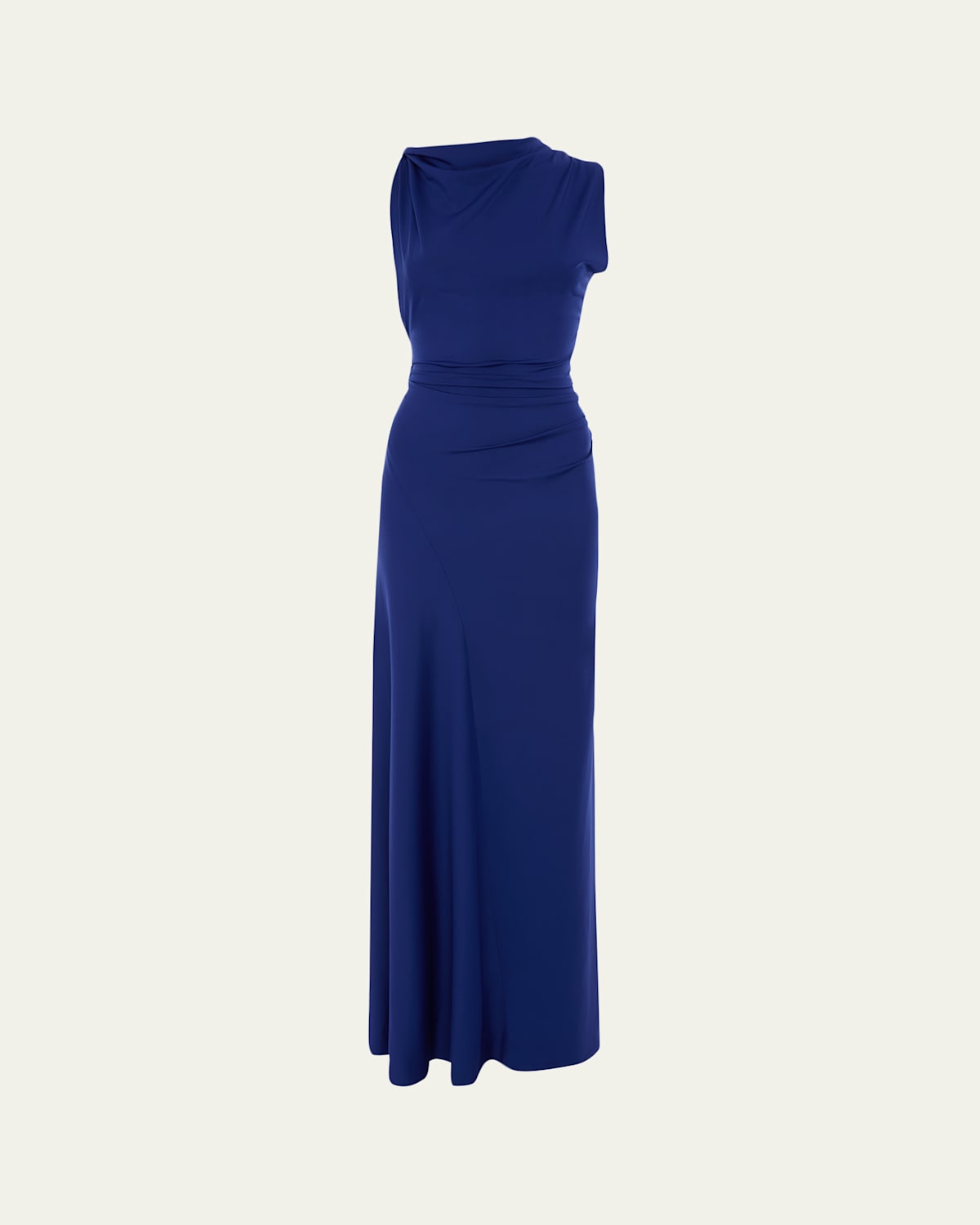 Victoria Beckham Sleeveless Draped Cutout Maxi Dress