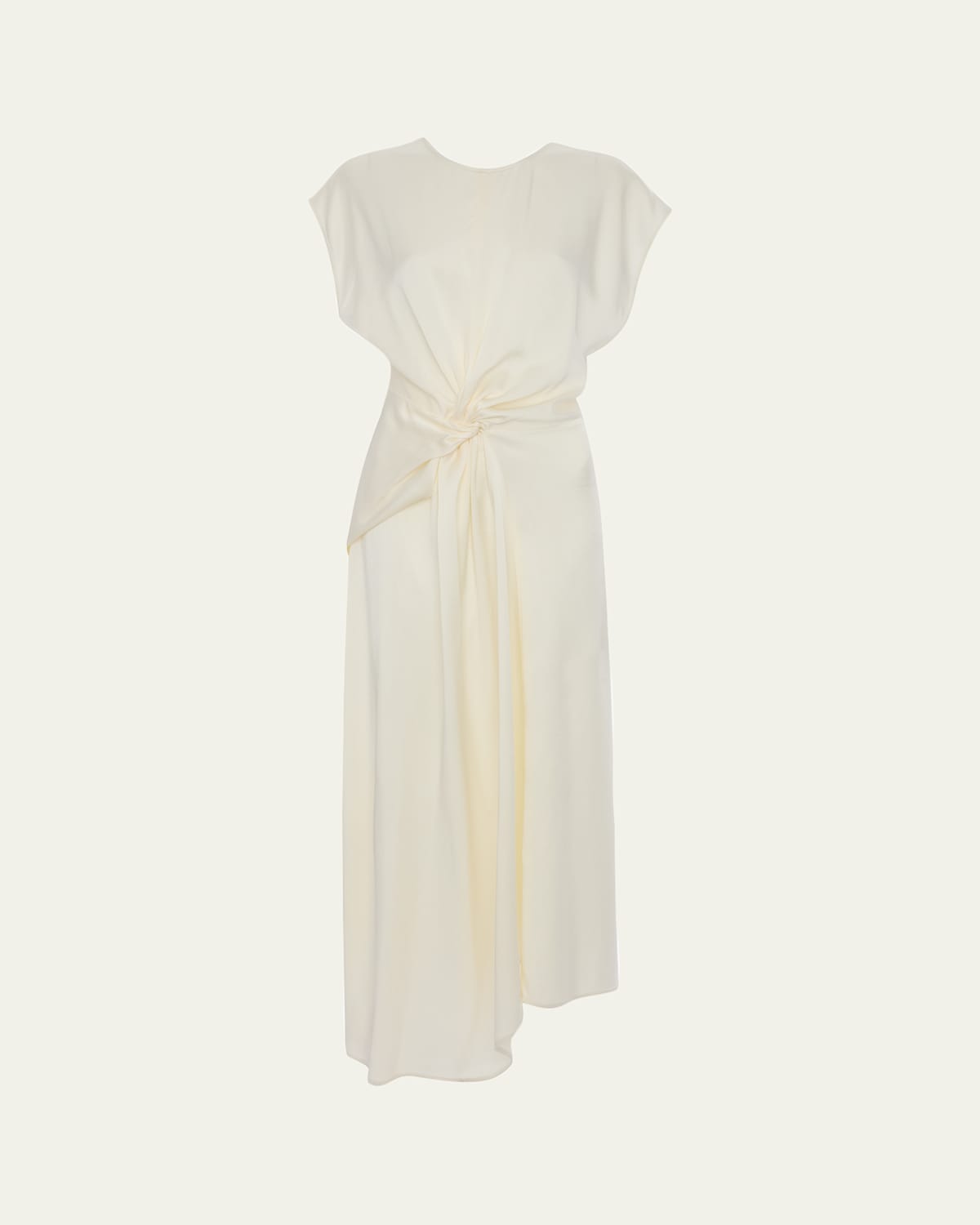 Victoria Beckham Aria Twisted Waist Midi Dress