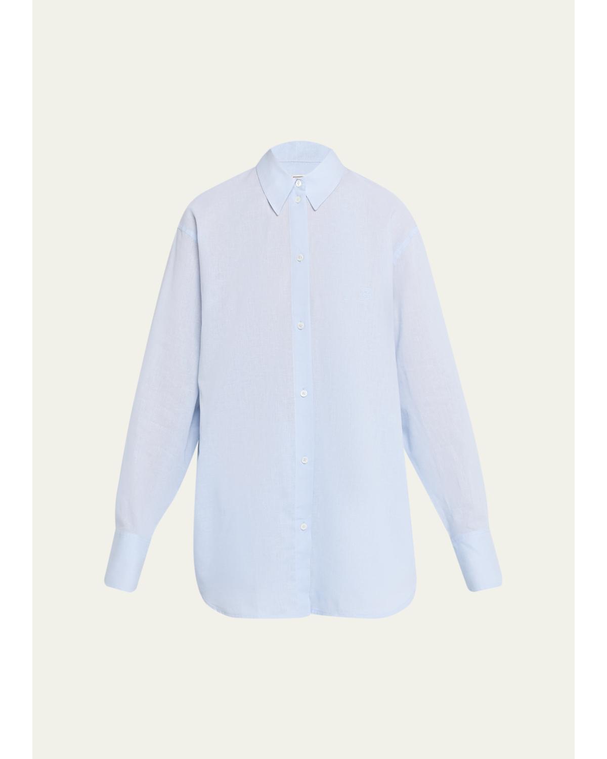 Garderob Oversized Linen-Cotton Shirt