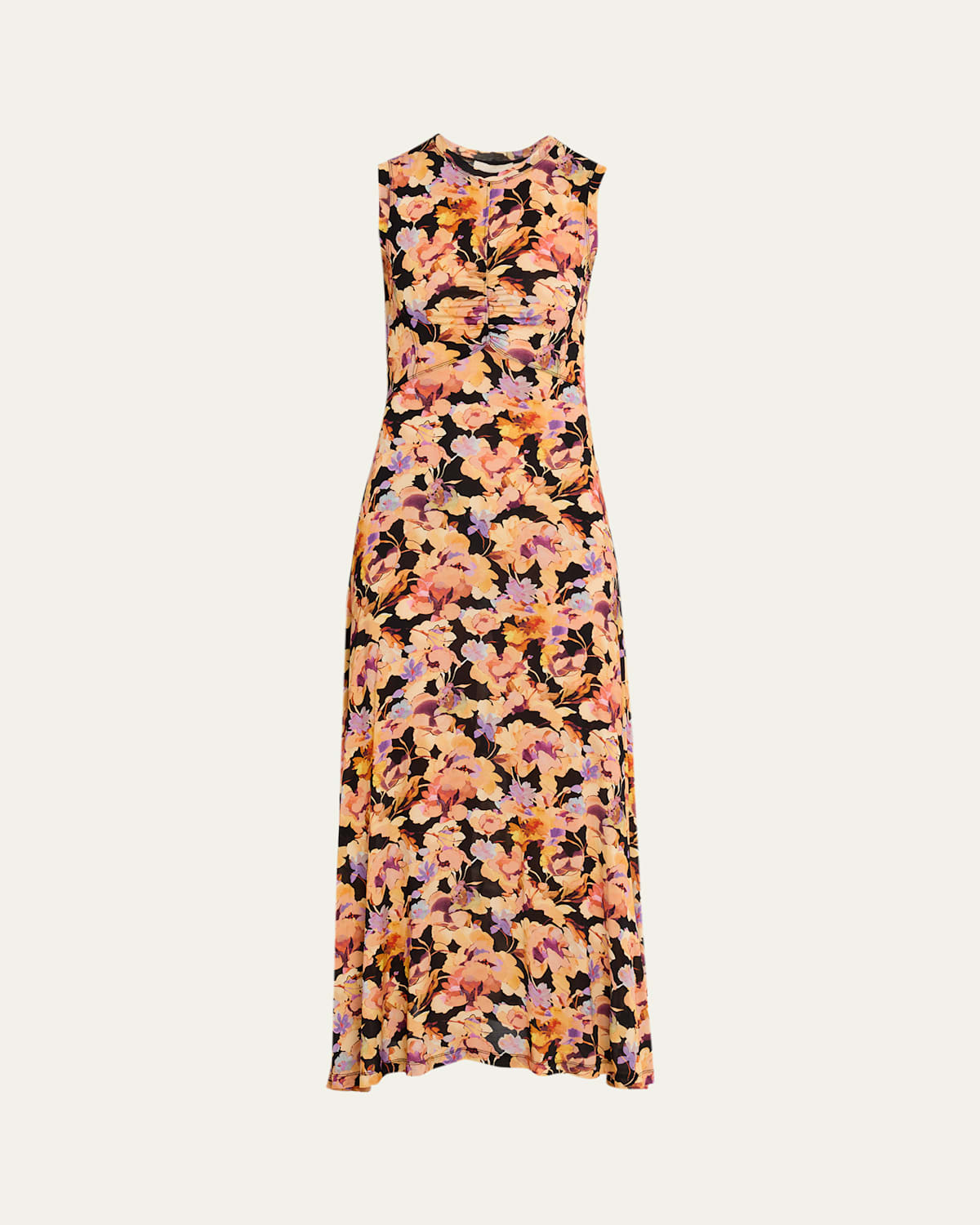 Lina Floral Jersey Maxi Dress