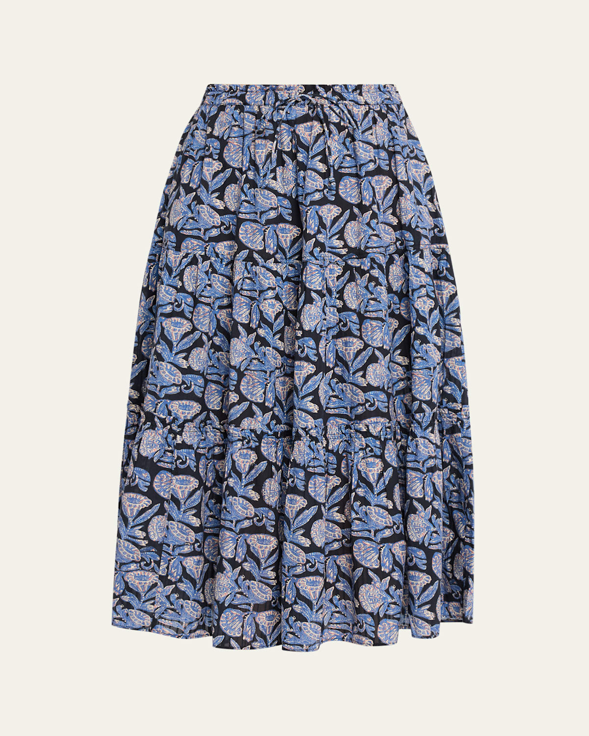 Nessa Tiered Midi Skirt