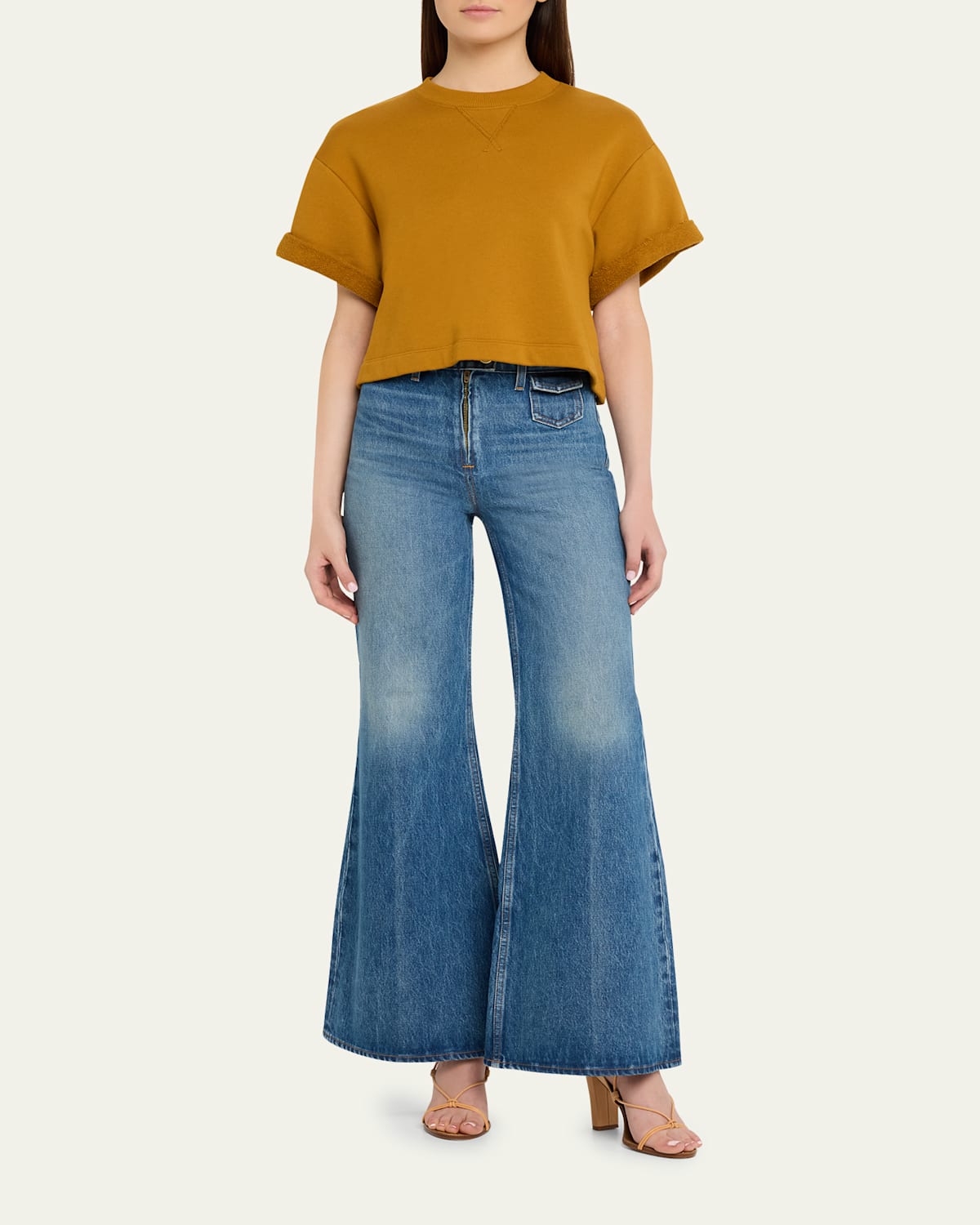 Cove Cotton-Terry Crop Top